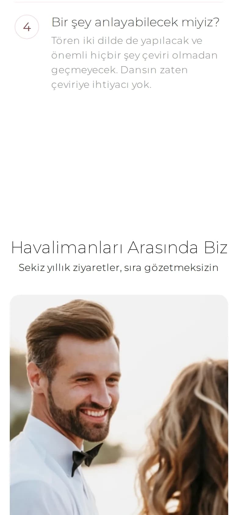 Telefonda bir örnek davetiyenin Galeri bölümü