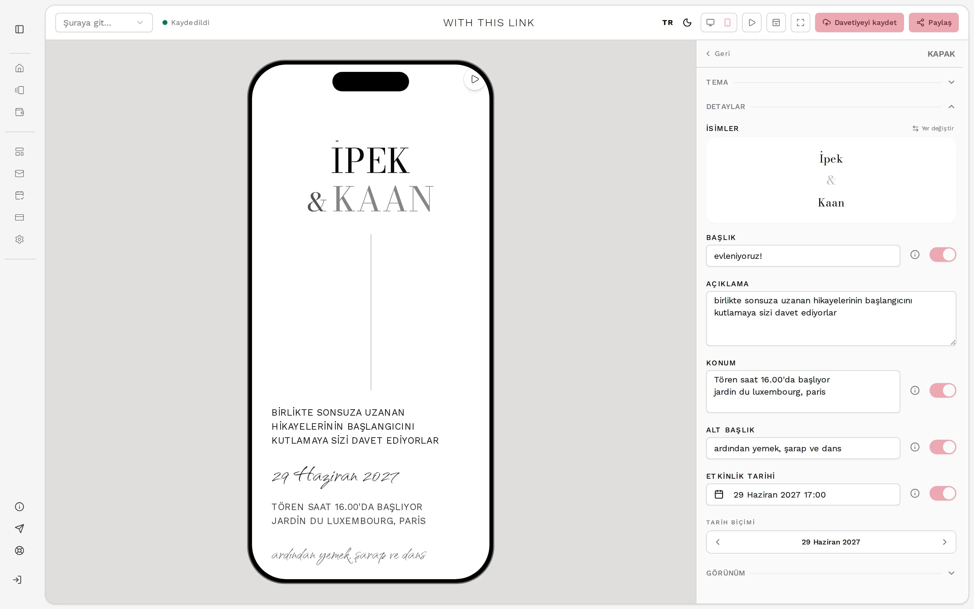 Kendinize Özel Hale Getirin